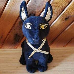 Egyptian Anubis Plush – Black & Gold Mythology Dog by Summit Collection